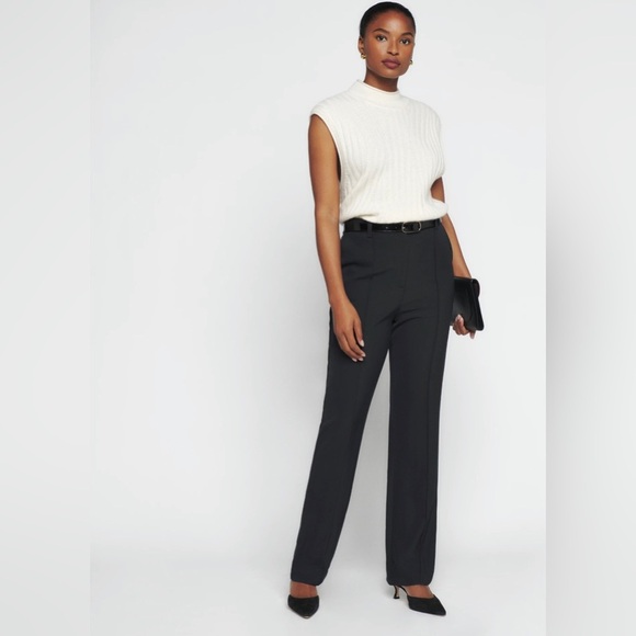 SOLD—⭐️NWT Reformation Landon Pants in Black⭐️ - Picture 3 of 8